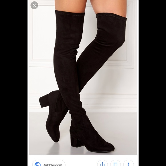 Steve Madden Shoes - 💜Steven Madden Black Suede Boots Issac💜